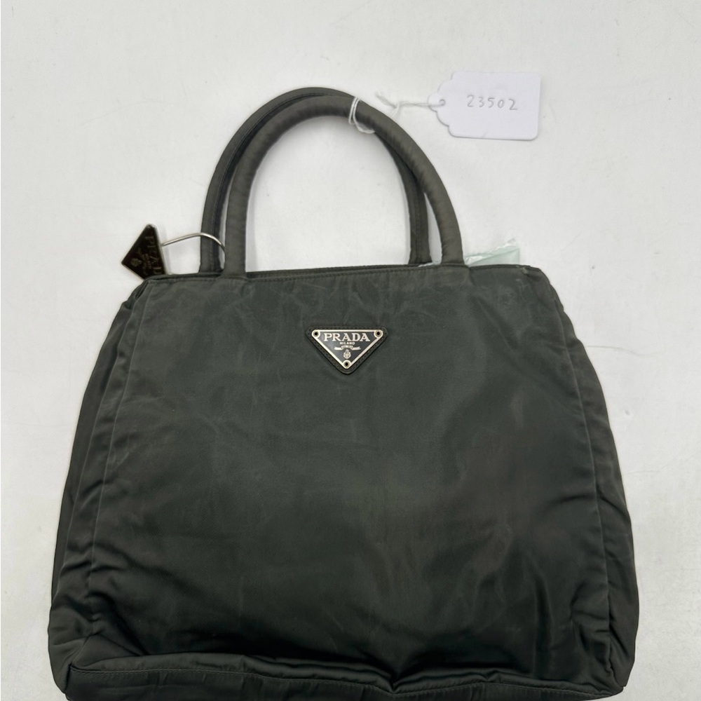 Prada Nylon Tote Bag - Khaki